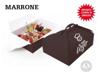 SCATOLE PORTA PASTE PERSONALIZZATE MARRONE
